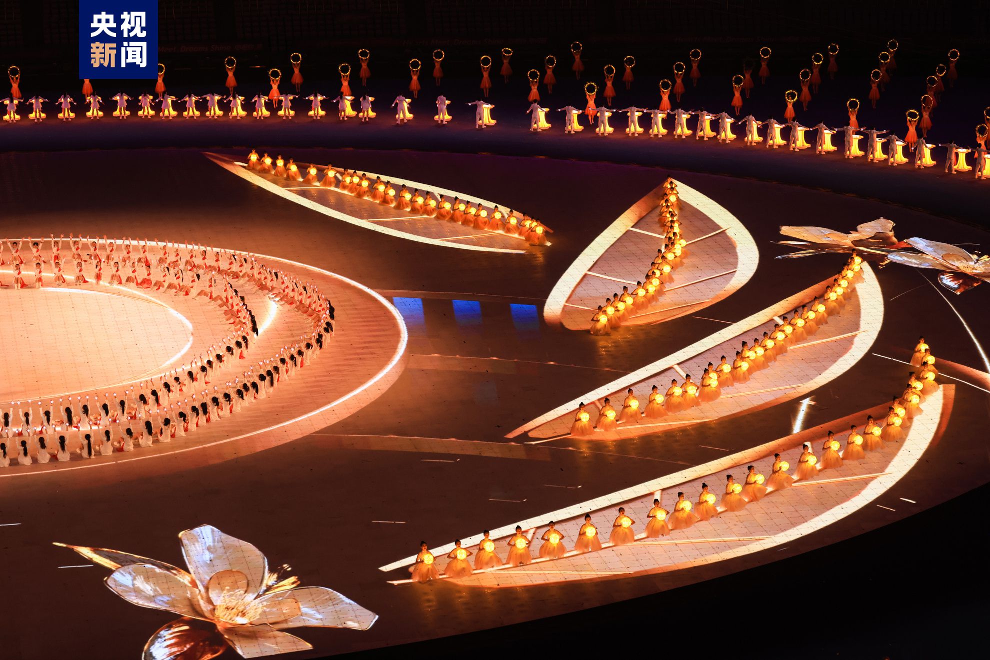 杭州亚残运会开幕式全要素彩排 热场表演与主火